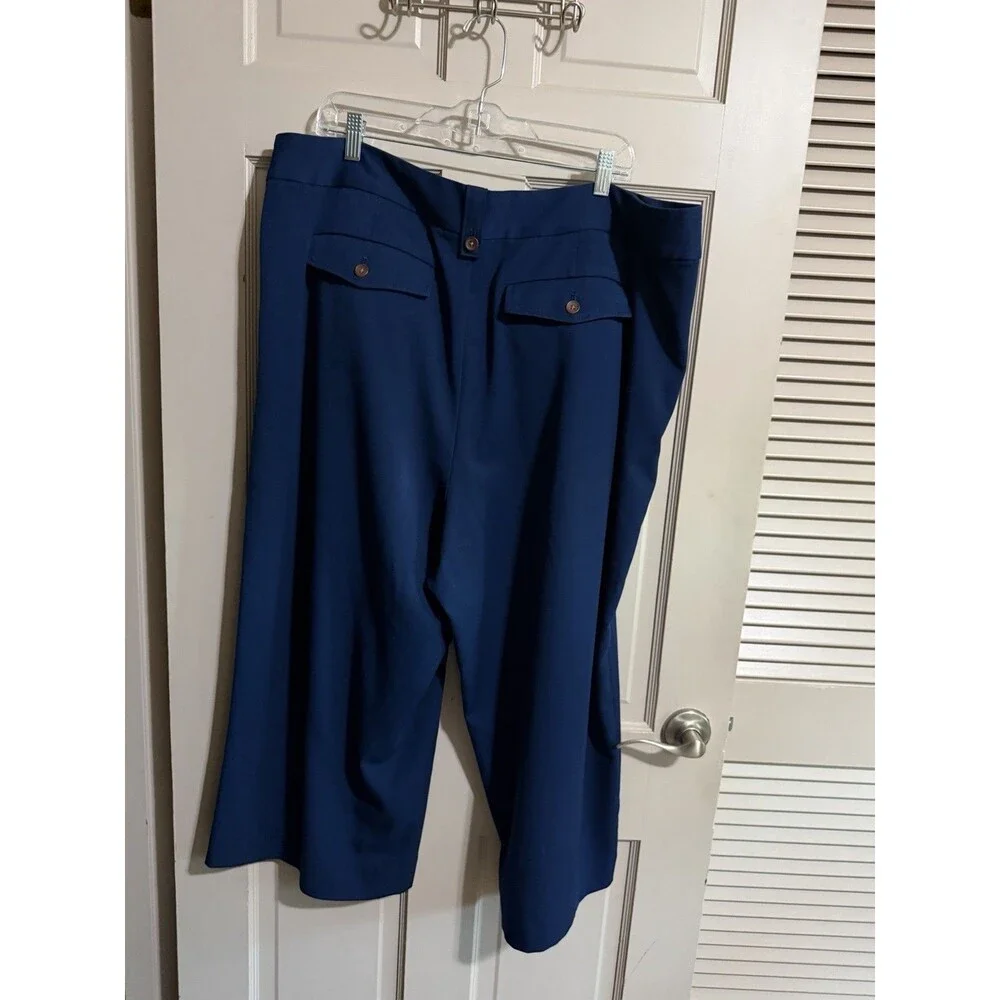 Women’s Lands End Dress Pants Size 22W Blue
